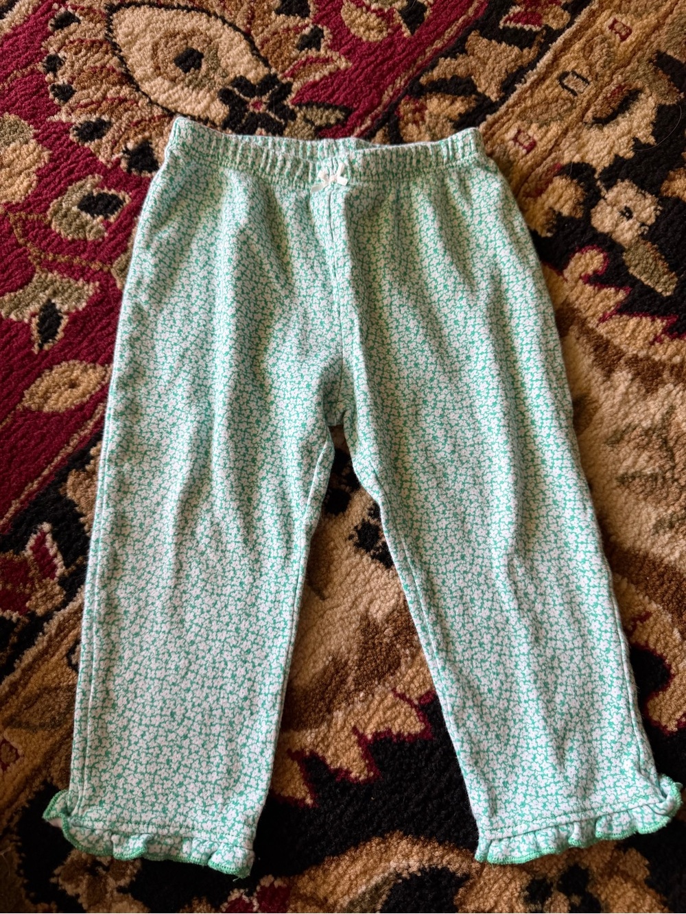 10/20 Carter's Mint Green Floral Girls' Pants